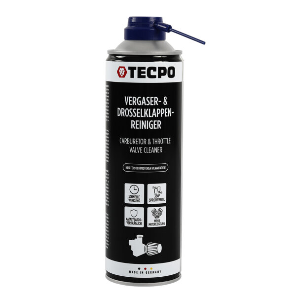TECPO Vergaser & Drosselklappen Reiniger Ansaug-System-Reinigung 500 ml