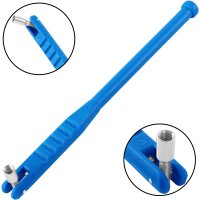 TECPO Reifenmontagepaste schwarz 5 kg + Pinsel + Auswuchtzange + Felgenkantenschutz + Einziehwerkzeug + Radierer + Schaber