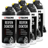 6x TECPO Reifen Doktor Dichtmittel, 400 ml