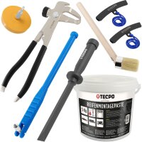 TECPO Reifenmontagepaste weiß 5 kg + Pinsel +...