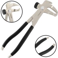 TECPO Reifenmontagepaste weiß 5 kg + Pinsel + Auswuchtzange + Felgenkantenschutz + Einziehwerkzeug + Radierer + Schaber