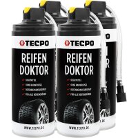 4x TECPO Reifen Doktor Dichtmittel, 400 ml
