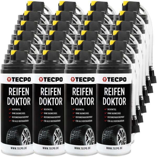 24x TECPO Reifen Doktor Dichtmittel, 400 ml