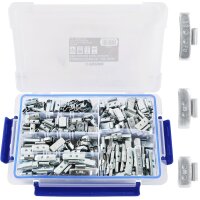 TECPO Auswuchtzange + Felgenkantenschutz + Klebegewicht Schaber Entferner + Ventileinzieher + Reifen Montagepaste mit Pinsel + Auswucht Gewichte + Radierer