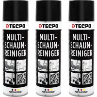 3x TECPO Multi-Schaumreiniger, 500 ml