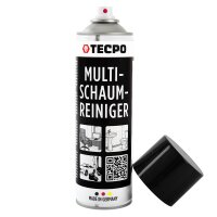 TECPO Multi-Schaumreiniger, 3x 500 ml Aktivschaum für Polster, Scheiben, Kunststoff und Metall Ultra Clean