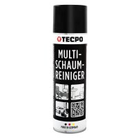 TECPO Multi-Schaumreiniger, 3x 500 ml Aktivschaum für Polster, Scheiben, Kunststoff und Metall Ultra Clean