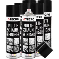 6x TECPO Multi-Schaumreiniger, 500 ml