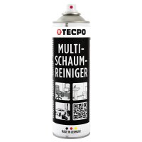 TECPO Multi-Schaumreiniger, 12x 500 ml Aktivschaum für Polster, Scheiben, Kunststoff und Metall Ultra Clean