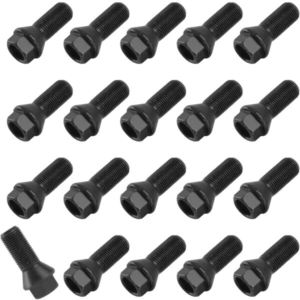 20x TECPO Radbolzen Radschrauben M14x1,25 für BMW