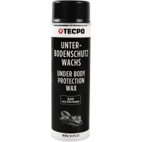 8x TECPO Unterbodenschutz überlackierbar schwarz, 500 ml