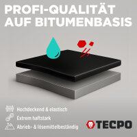 10x TECPO Unterbodenschutz Bitumen schwarz, 500 ml