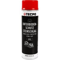 5x TECPO Unterbodenschutz überlackierbar schwarz, 500 ml