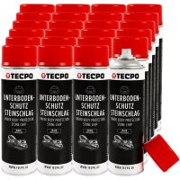 24x TECPO Unterbodenschutz überlackierbar schwarz,...