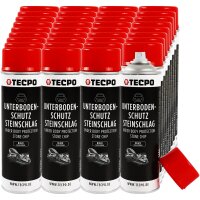 36x TECPO Unterbodenschutz überlackierbar schwarz,...