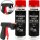 2x TECPO Unterbodenschutz überlackierbar schwarz, 500 ml + Pistolengriff