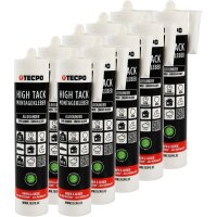 TECPO Montagekleber HIGH TACK Baukleber, 10x 455g Kleber...