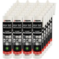 TECPO Montagekleber HIGH TACK Baukleber, 24x 455g Kleber...