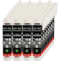TECPO Montagekleber HIGH TACK Baukleber, 36x 455g Kleber...