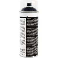 5x TECPO 1K Farbspray Schwarz Teppich / Fußmatten, 400 ml