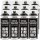 12x TECPO 1K Farbspray Schwarz Teppich / Fußmatten, 400 ml