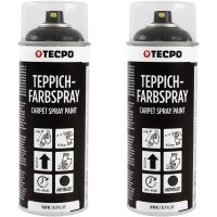 2x TECPO 1K Farbspray Anthrazit Teppich /...