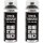 2x TECPO 1K Farbspray Anthrazit Teppich / Fußmatten, 400 ml