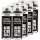 8x TECPO 1K Farbspray Anthrazit Teppich / Fußmatten, 400 ml