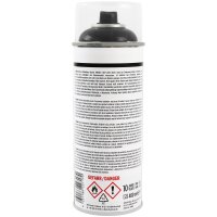 6x TECPO 1K Farbspray Anthrazit Teppich / Fußmatten, 400 ml + Sprühpistole