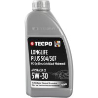 5L TECPO 5W-30 LONGLIFE PLUS MOTORÖL für VW 504.00 507.00 MB 229.31 229.51 BMW LL-04 C30