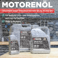 3x 5L TECPO 5W-30 LONGLIFE PLUS MOTORÖL für VW...