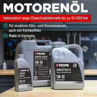 7L TECPO 5W-30 LONGLIFE PLUS MOTORÖL für VW...