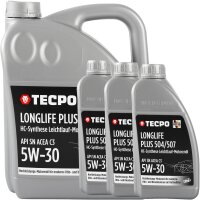8L TECPO 5W-30 LONGLIFE PLUS MOTORÖL für VW...