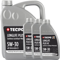8L TECPO 5W-30 LONGLIFE PLUS MOTORÖL für VW...