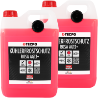 2x TECPO Kühlerfrostschutz Kühlmittel AG13+...