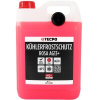 Kühlerfrostschutz Kühlmittel AG13+ rosa (-40 C°) Antifreeze 5L + Trichter-Set