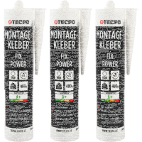 3x TECPO Universal Montagekleber Ultra FIX Power...