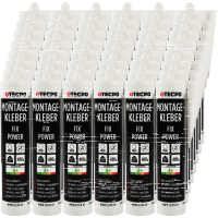 48x TECPO Universal Montagekleber Ultra FIX Power...