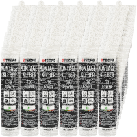 60x TECPO Universal Montagekleber Ultra FIX Power...