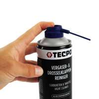 TECPO Vergaser & Drosselklappen Reiniger Ansaug-System-Reinigung 4x500 ml