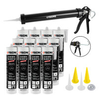 TECPO Scheibenkleber MS-Polymer 12x 290 ml + Einhand...