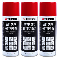 TECPO Weisses Fettspray Sprühfett White Grease 2x...