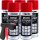 TECPO Weisses Fettspray Sprühfett White Grease 5x 400 ml Hochleistungs-Schmierfett mit starker Kriechwirkung und Korrosionsschutz + Sprühpistole