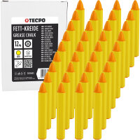 TECPO Fett-Kreide, Reifenmarkierkreide Gelb – 36...