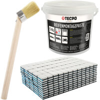 TECPO Reifenmontagepaste weiß 5 kg + Pinsel + 600x...