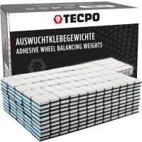 TECPO Reifenmontagepaste weiß 5 kg + Pinsel + 600x Klebegewichte