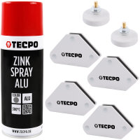 4x TECPO Magnet Schweißwinkel 4 kg 9 lbs + 2x...
