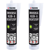 2x TECPO Universal Klebe- und Dichtstoff FLEX SEAL 522...