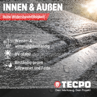 4x TECPO Universal Klebe- und Dichtstoff FLEX SEAL 522 SCHWARZ 1K MS-Polymer UV-stabil und witterungsbeständig