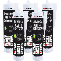 5x TECPO Universal Klebe- und Dichtstoff FLEX SEAL 522...